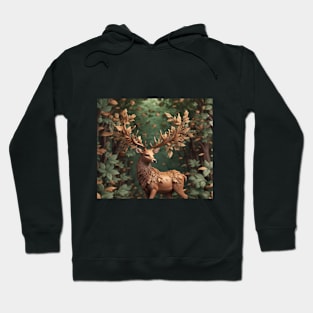 Deer in Nature Hoodie